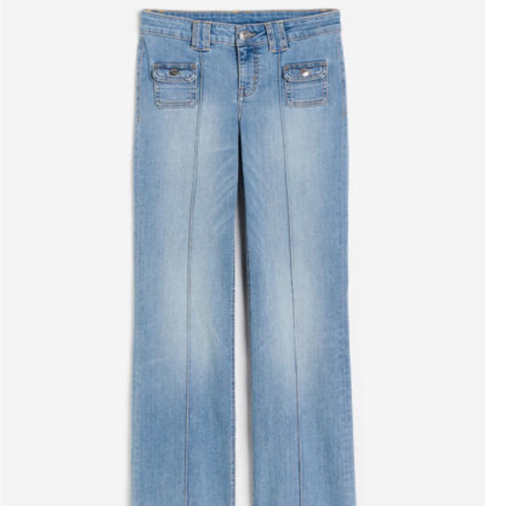flared low cargo jeans y2k sold out